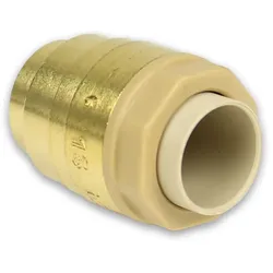 Messing Steckfitting Stopfen für Kupferrohr, verschiedene Größen (Ausführung: 15 mm)