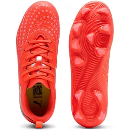 Puma Future 9 Play FG/AG Kinder Glowing Red/Puma White/Puma Black 32