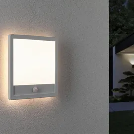 Paulmann LED Außenpanel Lamina mit Bewegungsmelder IP44 eckig - Weiß