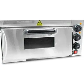BITUXX Pizza, Ofen 2000W mit Steinplatte , Gastro Steinbackofen für Brot und Backwaren, Leistung 2000 Watt, Temperatur bis zu 350°C