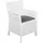 vidaXL Sessel 59 x 59 x 108 cm Weiß 1 St.