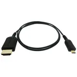 ATOMOS HDMI auf MicroHDMI SA-HTU08-black Kabel