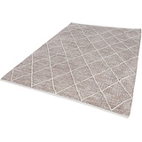 My Home Teppich »Pamplona«, rechteckig, Handweb-Teppich, Rauten-Motiv, handgewebt, reine Baumwolle, braun