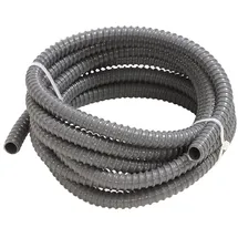 Dehner Spiralschlauch als Brunnen- oder Teichschlauch, Ø 18.5 mm, Länge ca. 4 m, Kunststoff, grau