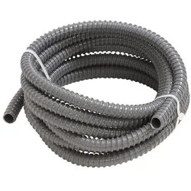 Dehner Spiralschlauch als Brunnen- oder Teichschlauch, Ø 18.5 mm, Länge ca. 4 m, Kunststoff, grau