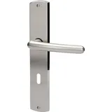 Alpertec BB-Langschildgarnitur Isabella Messing Silber