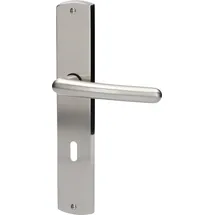 Alpertec BB-Langschildgarnitur Isabella Messing Silber