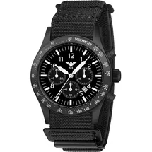 KHS PLABSSC.DFB Herrenuhr Platoon Solar Chronograph Schwarz