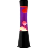 I-TOTAL® Lavalampe Magie Lavaspektakel Violett/Wachs weiß