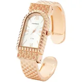 Spangenuhr Damen - Römische Anmut Damenuhr Rosegold | Damen Uhr | Damenuhr | Uhr Damen | Uhren Damen | Damen Armbanduhr | Armbanduhren für Damen | Uhr Rosegold Damen | Frauen Uhren (Roségold-Weiß)