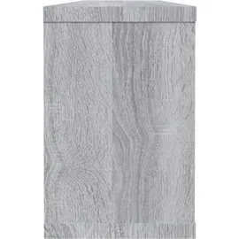 vidaXL Wandregal 60 x 15 x 23 cm Grau