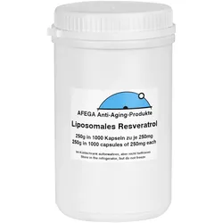 250 g liposomales Resveratrol-Pulver (pflanzenbasiert) - 1.000 Kapseln zu je 250 mg
