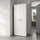 home collective Mehrzweckschrank Weiß, Holz, Echtholz, 6 Fächer, 35x184x75 cm, Waschküche, Mehrzweckschränke
