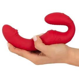 You2Toys Strapless Strap-On 3“ mit 3 Motoren, rot