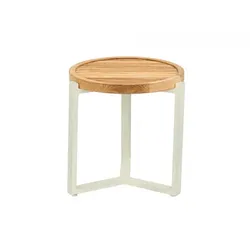 Apple Bee Monaco Kaffeetisch Oyster Teak 45x48cm