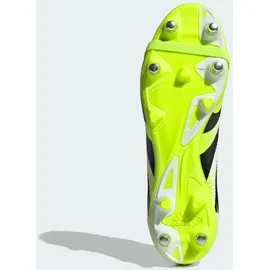 adidas Predator Pro Fold-Over Tongue Sg Fußballschuh für weiche Böden schwarz|weiß|gelb 42