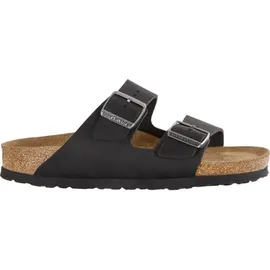 Birkenstock Arizona Weichbettung Naturleder geölt schwarz 46