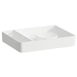 LAUFEN Val Aufbewahrungsschale H8702827570001 eckig, 36x28cm, weiß matt