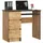 Akord Furniture Factory IP0PBIUCRA009, Gerade, Rechteckige Form, Matt, Eichenfarben, 3 Schubladen 500 mm - Dunkelbraun