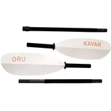 Oru Kayak Paddel 220-230 cm Durchsichtig Schwarz/Weiß