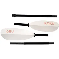 Oru Kayak Paddel 220-230 cm Durchsichtig Schwarz/Weiß