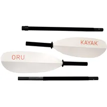 Oru Kayak Paddel 220-230 cm Durchsichtig Schwarz/Weiß