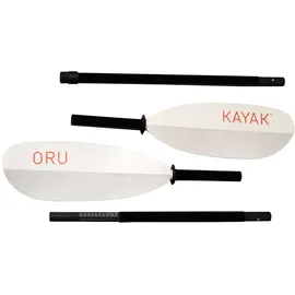Oru Kayak Paddel 220-230 cm Durchsichtig Schwarz/Weiß