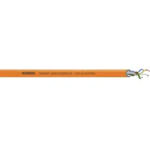 Cordial CCAT 6A INST-ORANGE 100 FRNC Netzwerkkabel CAT 6a U/FTP 8 x 0.26mm2 Orange Meterware