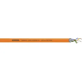 Cordial CCAT 6A INST-ORANGE 100 FRNC Netzwerkkabel CAT 6a U/FTP 8 x 0.26mm2 Orange Meterware
