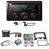 Pioneer FH-S820DAB DAB+ Bluetooth Einbauset für Mercedes Sprinter W906 Crafter