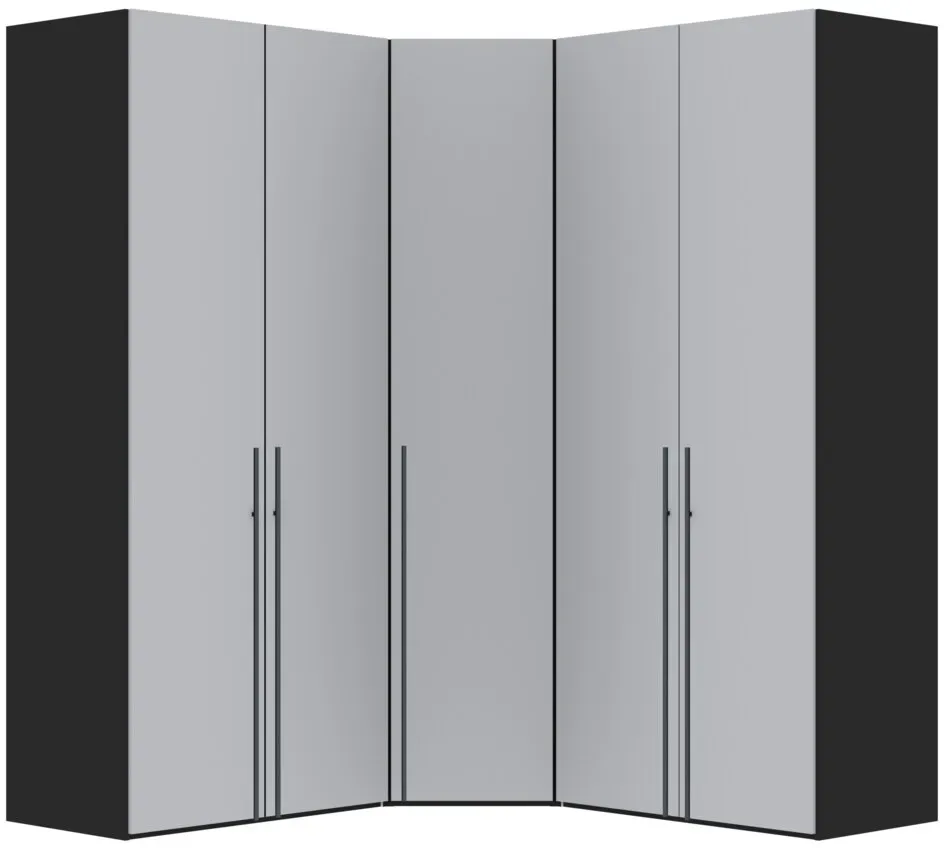 Jutzler Drehtüren-Eck-Schrank 5-trg JUTZLER - B/H/T ca. 200.00x236.00x58.50