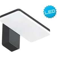 NÄVE LED-Wand-Außenleuchte Clair Schwarz 70 Stück
