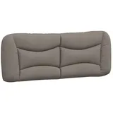 vidaXL Kopfteil-kissen 'hvar' Taupe 120 Cm Stoff Vidaxl