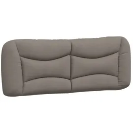 vidaXL Kopfteil-kissen 'hvar' Taupe 120 Cm Stoff Vidaxl