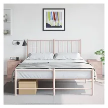 vidaXL Nachtschrank 2 Stk. 34,5 x 39 x 44 cm Rosa