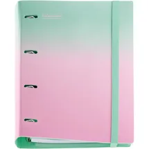 Miquelrius Ordner DIN A4 35 mm Mint/Rosa
