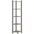 Vicco Eckregal 29 x 29 x 133 cm Goldkraft Eiche/Anthrazit