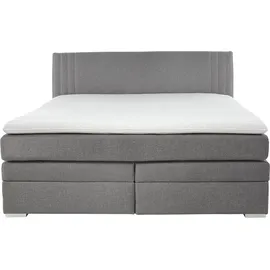 Jockenhöfer Boxspringbett »"Amira", OTTOs Choice! Topseller, mit Bettkasten und Topper« erhältlich in den Breiten 120,140 & 180cm, grau 313/09, , 45694819-0 Struktur fein