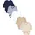 TupTam Langarmbody Baby Body 5er Set – Body Baby aus 100% Baumwolle, OEKO-TEX zertifiziert, Farbe: Streifenmix Beige Blau, Größe: 98 - 98