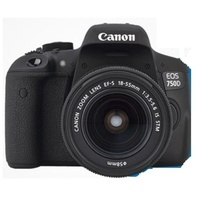 Canon EOS 750D + EF-S18-55mm IS STM, 24,2 MP, 6000 x 4000 Pixel, CMOS, Full HD, Touchscreen, Schwarz