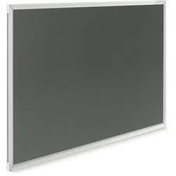 Magnetoplan Pinnwand Moderations- Präsentationswand Textilboard SP -   120x90cm - Grau -Textil - Aluminiumrahmen