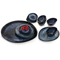 sänger Tokio Servierplatten Set 11-tlg. dunkelblau