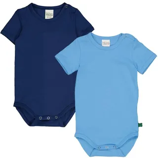 Fred ́s World by GREEN COTTON Kurzarmbody 2er-Pack in All blue/Navy | Gr.: 86