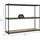 Proregal Schwerlastregal Wood Beast Three HxBxT 200 x 240 x 45 cm 3 Ebenen Fachlast 400 kg Anthrazit