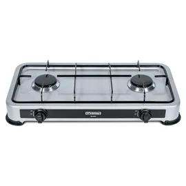 Promis Gaskocher KG200S 2-flammig silber