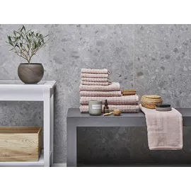 Beliani ATAI Handtuchset 9-tlg. rosa
