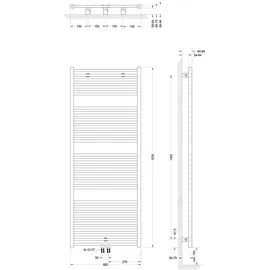 Schulte Turbo 153,5 x 60 cm alpinweiß