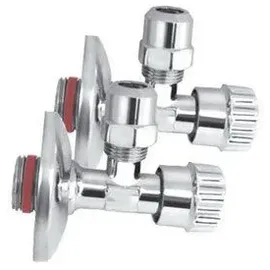 Primaster Eckventil 1/2 X 3/8 Chrom Mit Dichtung 2 Stück Ventile - Primaster