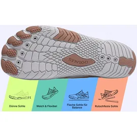 dotales Flowstep Barfußschuhe Damen & Herren 36 Weiß