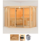 KARIBU Sauna »Astrid 2«, (Set), beige